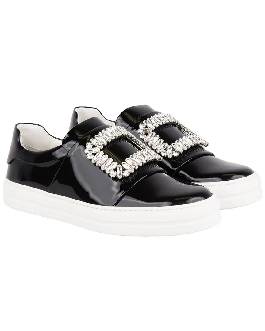 Roger Vivier Sneaky Viv Strass Leder Sneaker Schuhe_Roger-Vivier