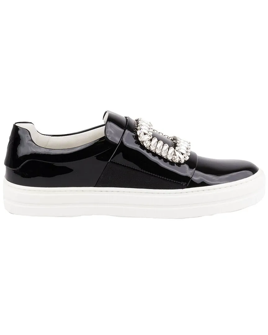 Roger Vivier Sneaky Viv Strass Leder Sneaker Schuhe_Roger-Vivier