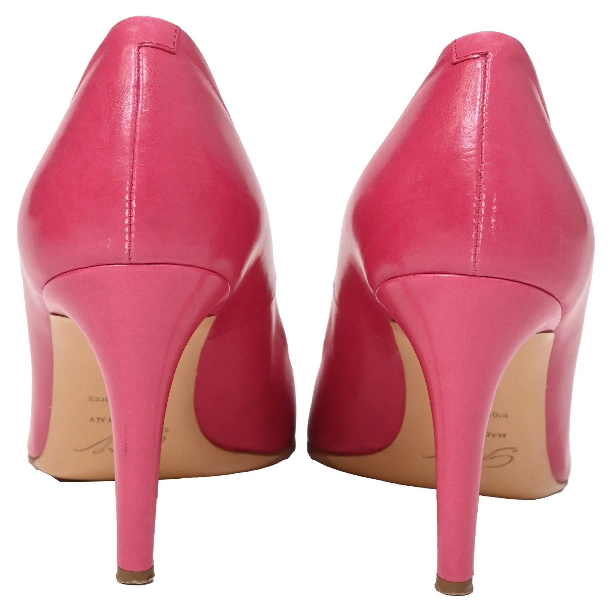 Roger Vivier Pumps mit Trompeten-Schnallen-Detail in Rosa Kalbsleder_Roger-Vivier
