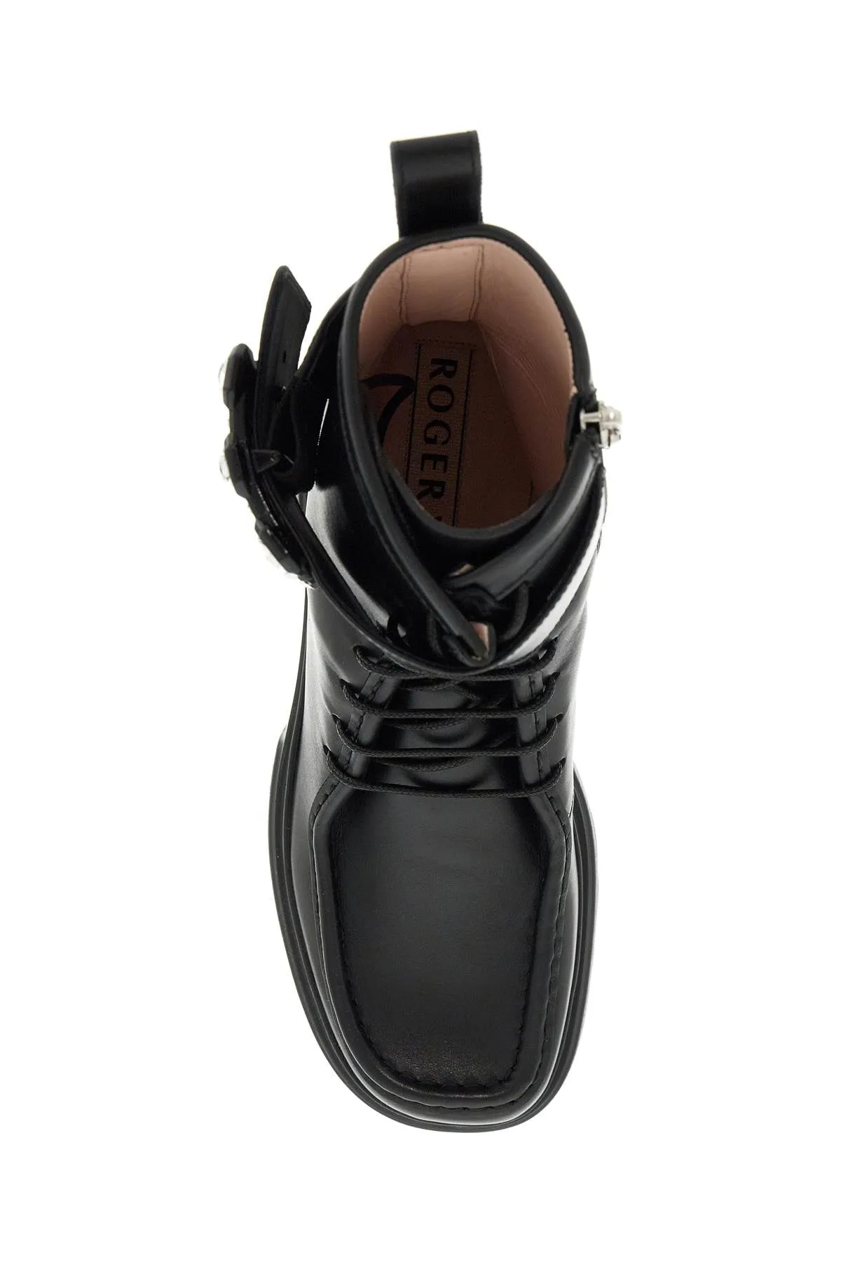 Roger Vivier Wallaviv Leder Knöchelstiefel Schuhe_Roger-Vivier
