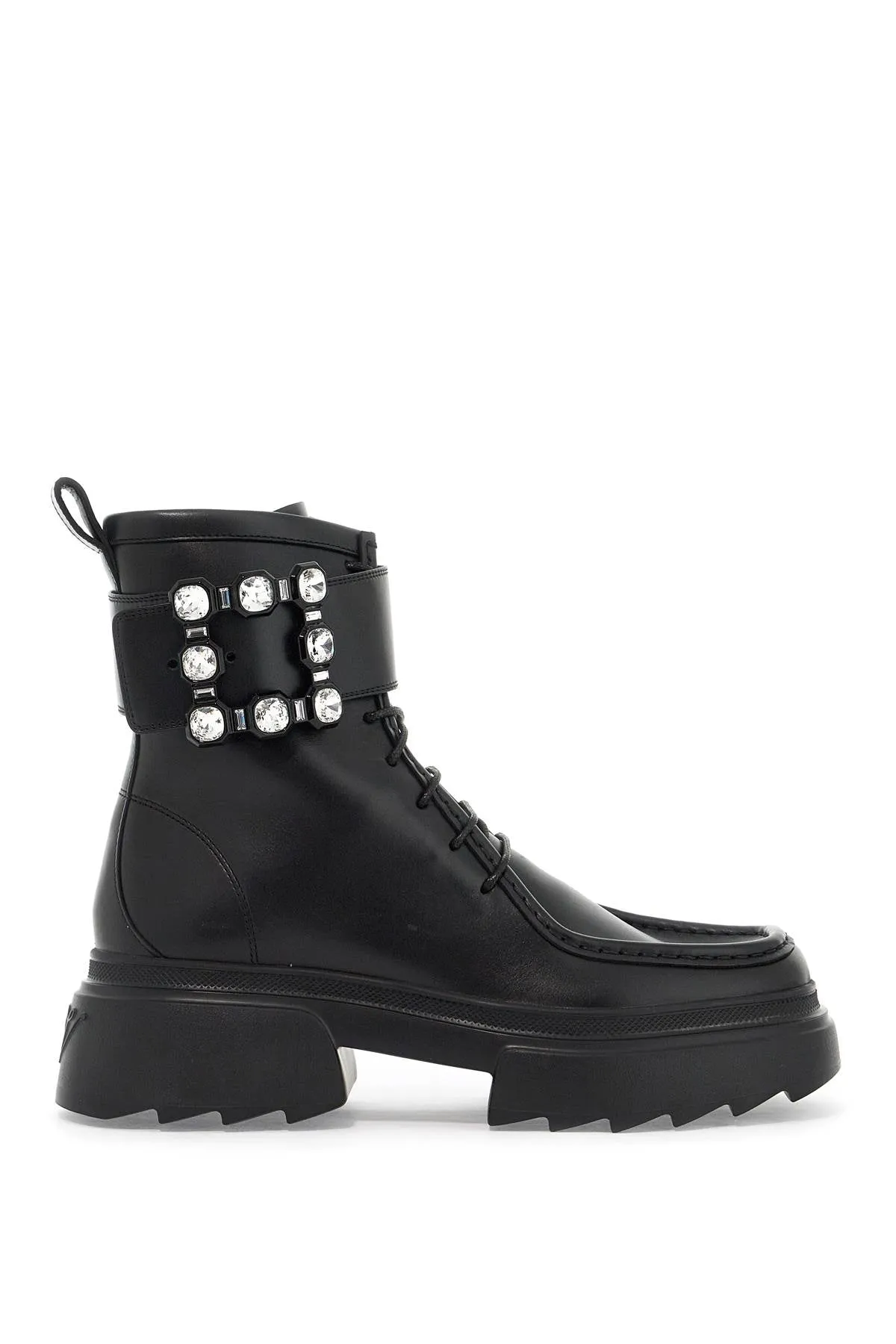 Roger Vivier Wallaviv Leder Knöchelstiefel Schuhe_Roger-Vivier