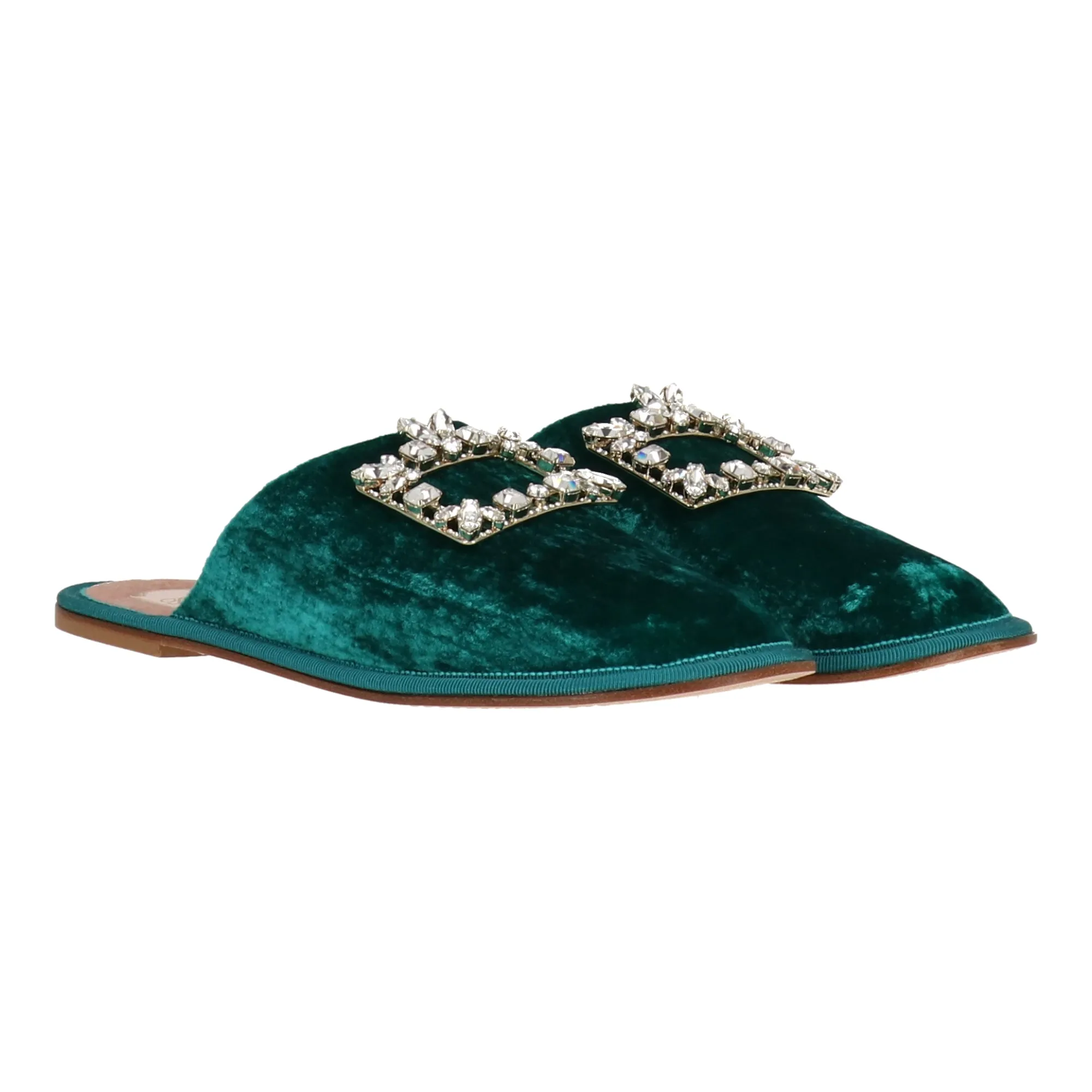 Roger Vivier Damen Blaue Mules_Roger-Vivier