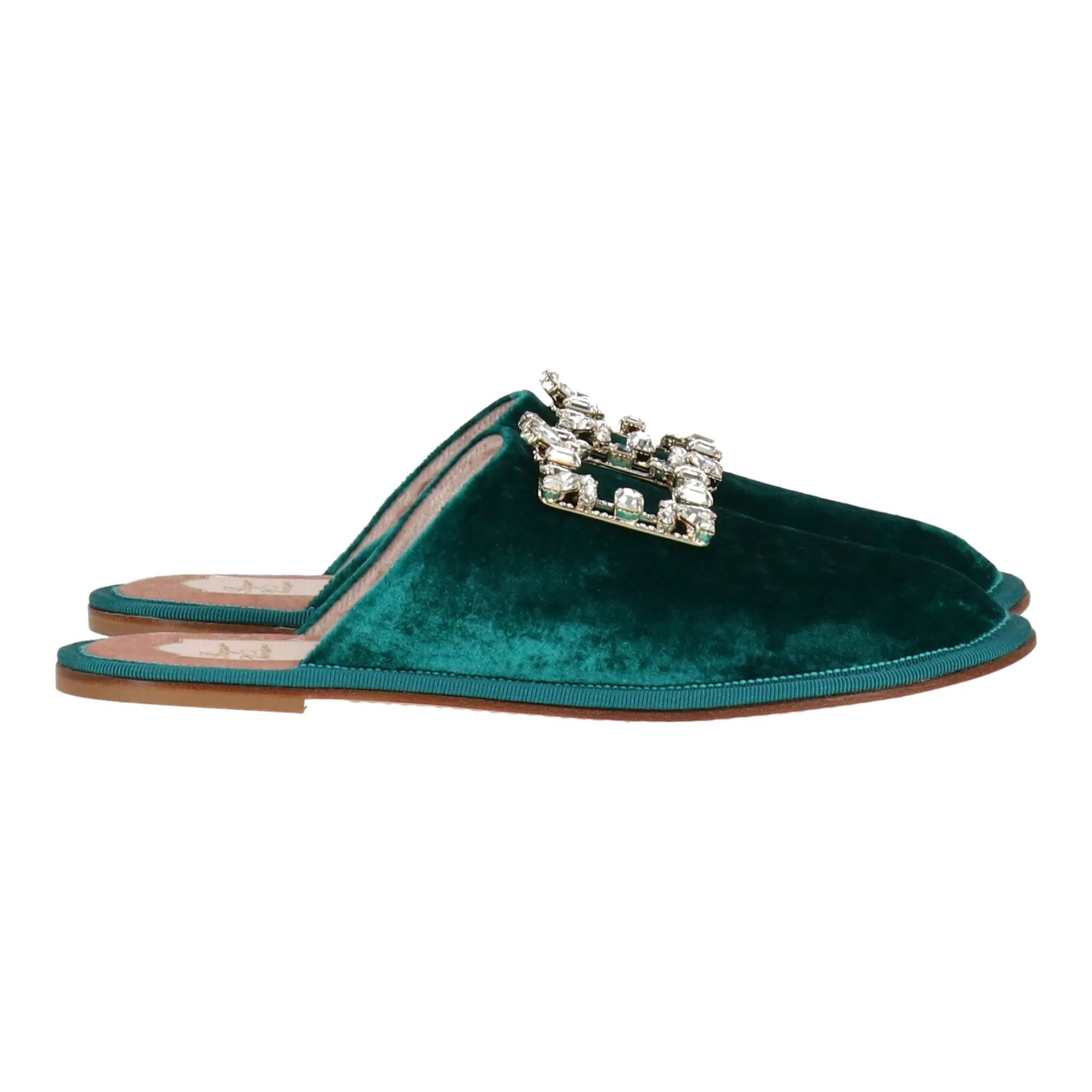 Roger Vivier Damen Blaue Mules_Roger-Vivier