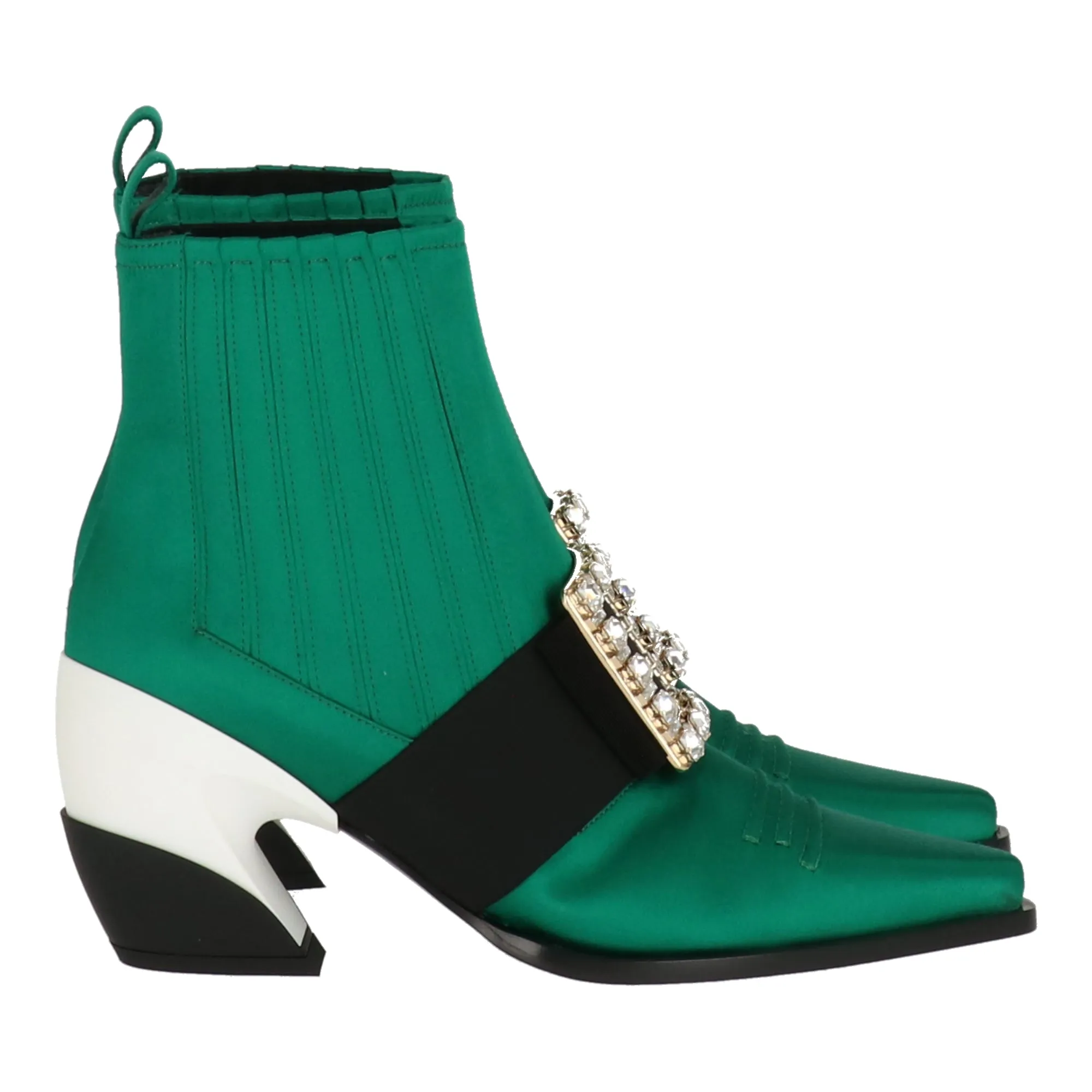 Roger Vivier Damen Graphit Stiefeletten_Roger-Vivier