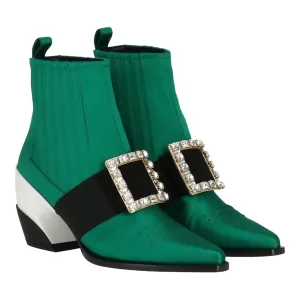 Roger Vivier Damen Graphit Stiefeletten_Roger-Vivier