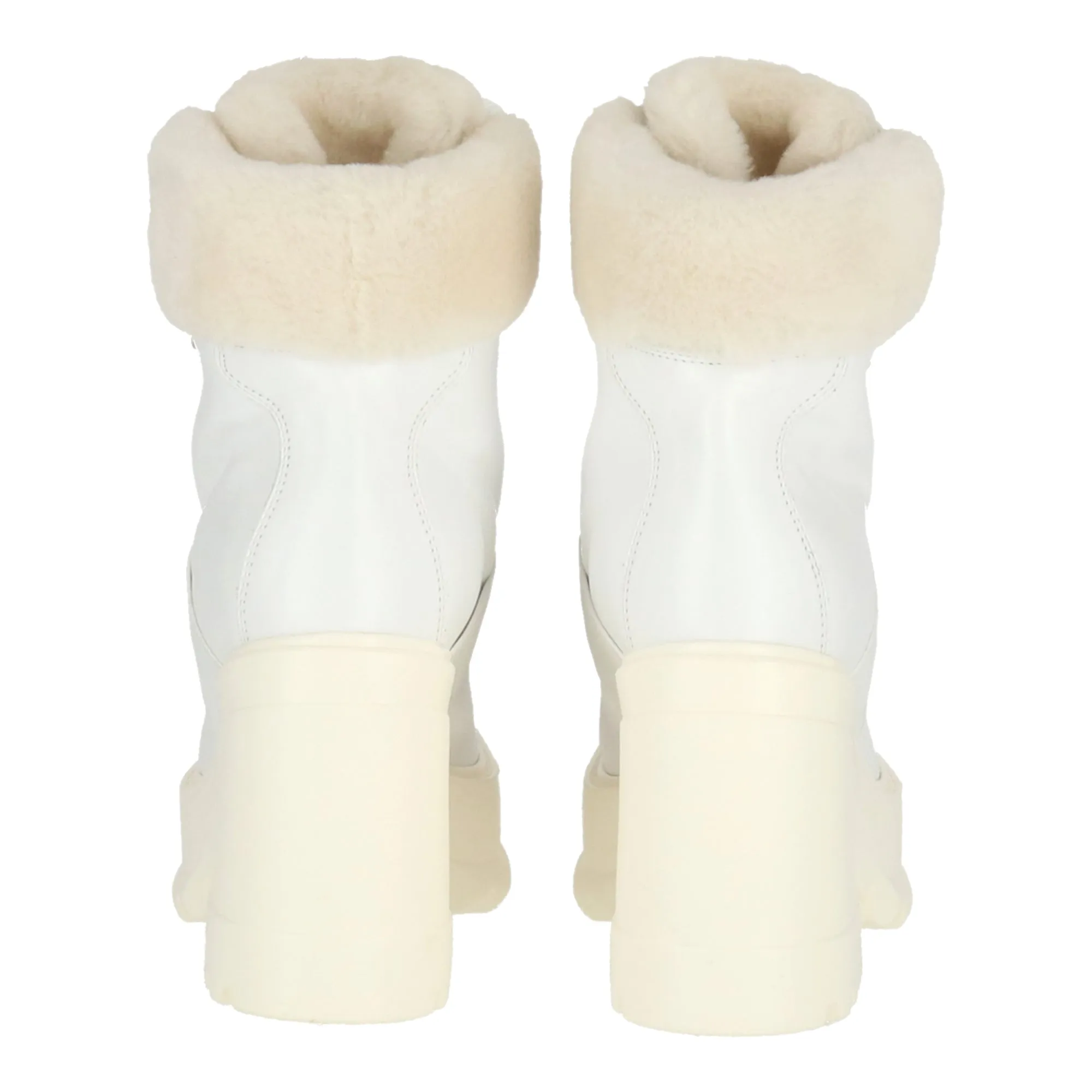 Roger Vivier Damen Stiefeletten in Weiß/Grau_Roger-Vivier