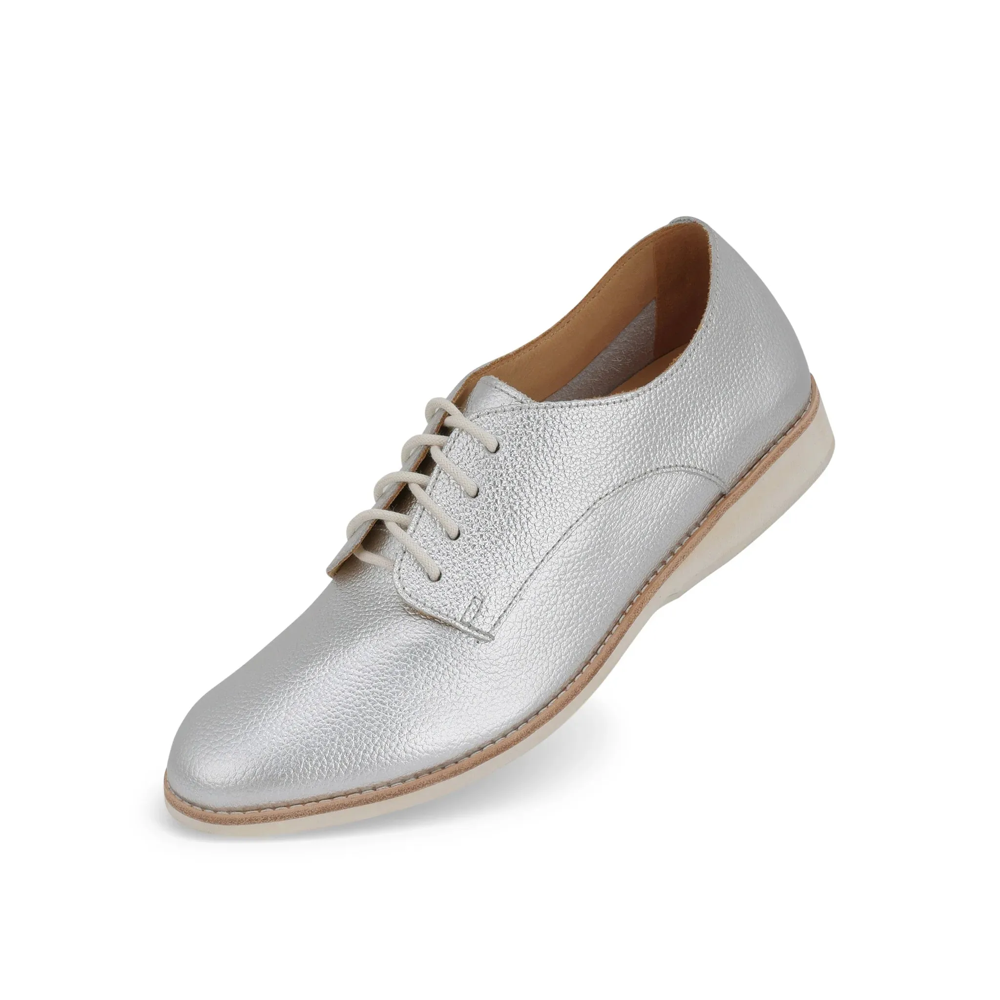 Rollie Derby Super Weiche Silber Schuhe_Rollie