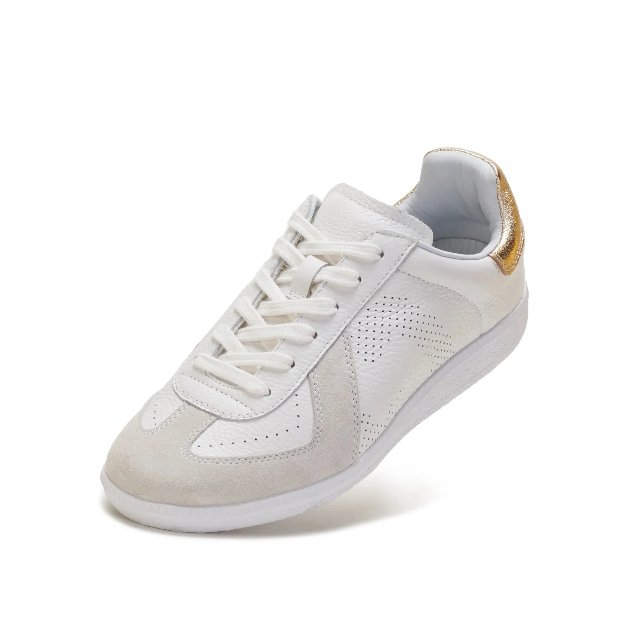 Rollie Pace Weiß/Gold - LETZTES PAAR Größe 42 Schuhe_Rollie