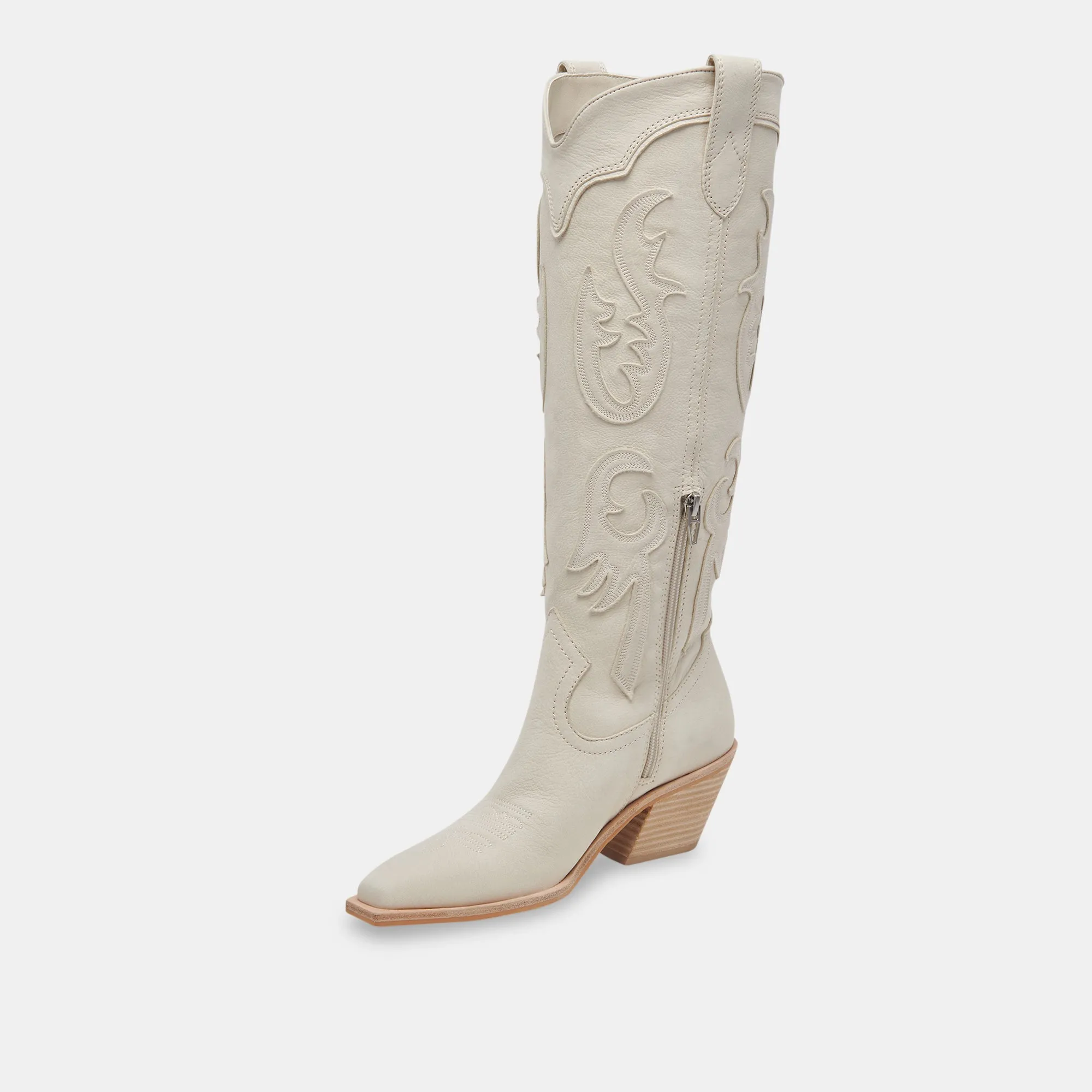 SAMSIN STIEFEL ELFENBEIN NUBUK