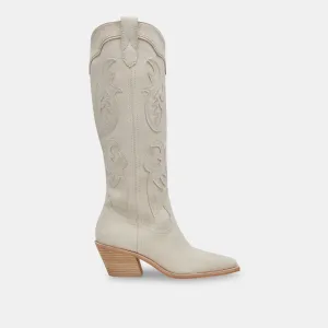 SAMSIN STIEFEL ELFENBEIN NUBUK
