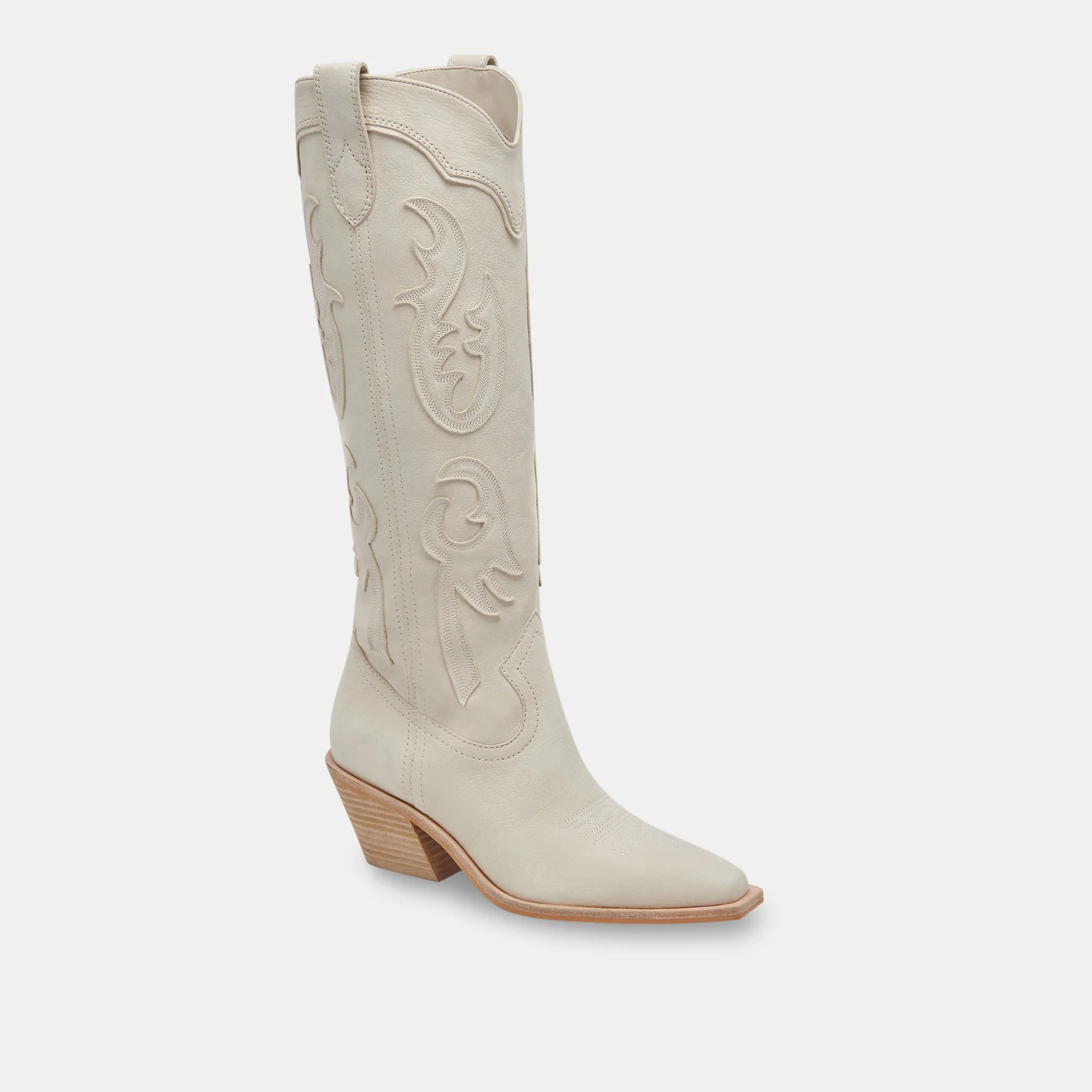 SAMSIN STIEFEL ELFENBEIN NUBUK