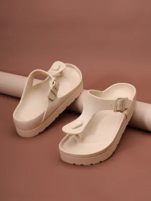 Sand PU Schlupf-Slipper (TC-RS3480-SND)