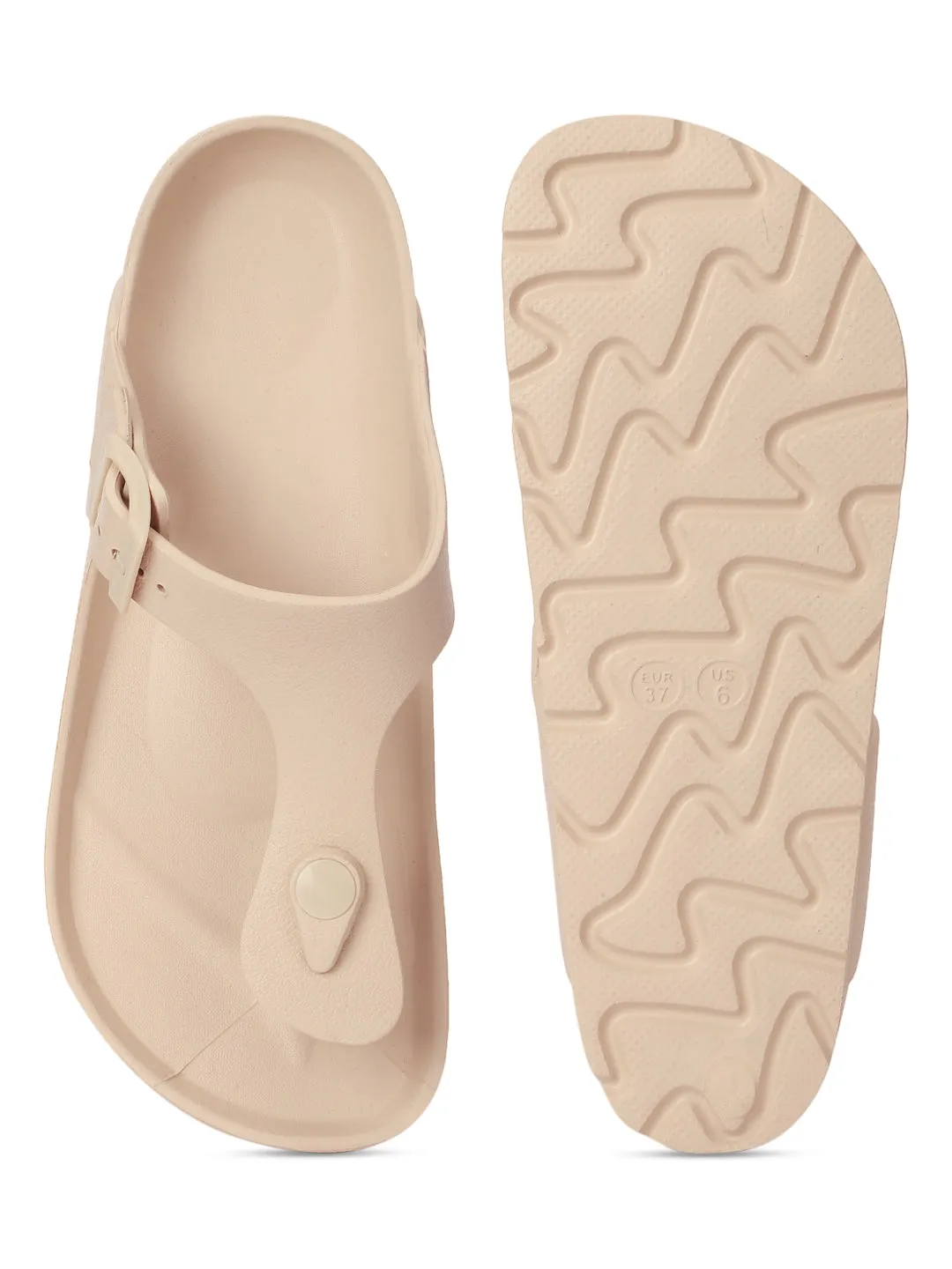 Sand PU Schlupf-Slipper (TC-RS3480-SND)