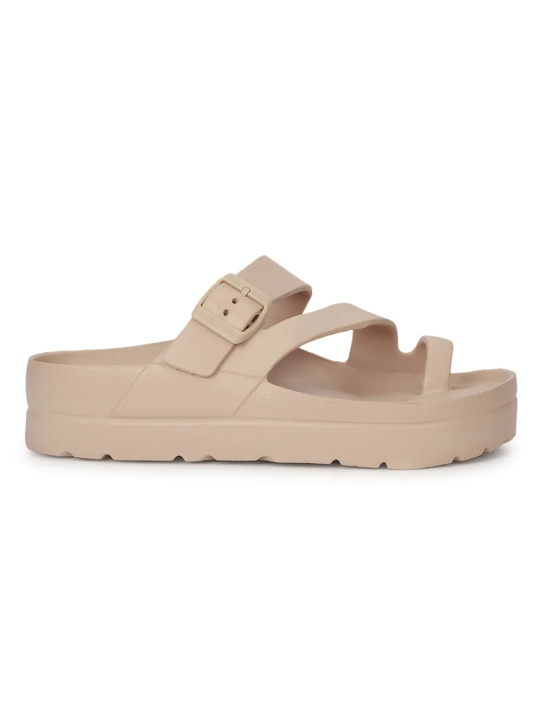 Sand PU Schlupf-Slipper (TC-RS3481-SND)