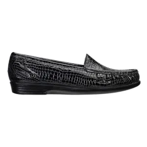 SAS Damen Simplify Schwarz Croc