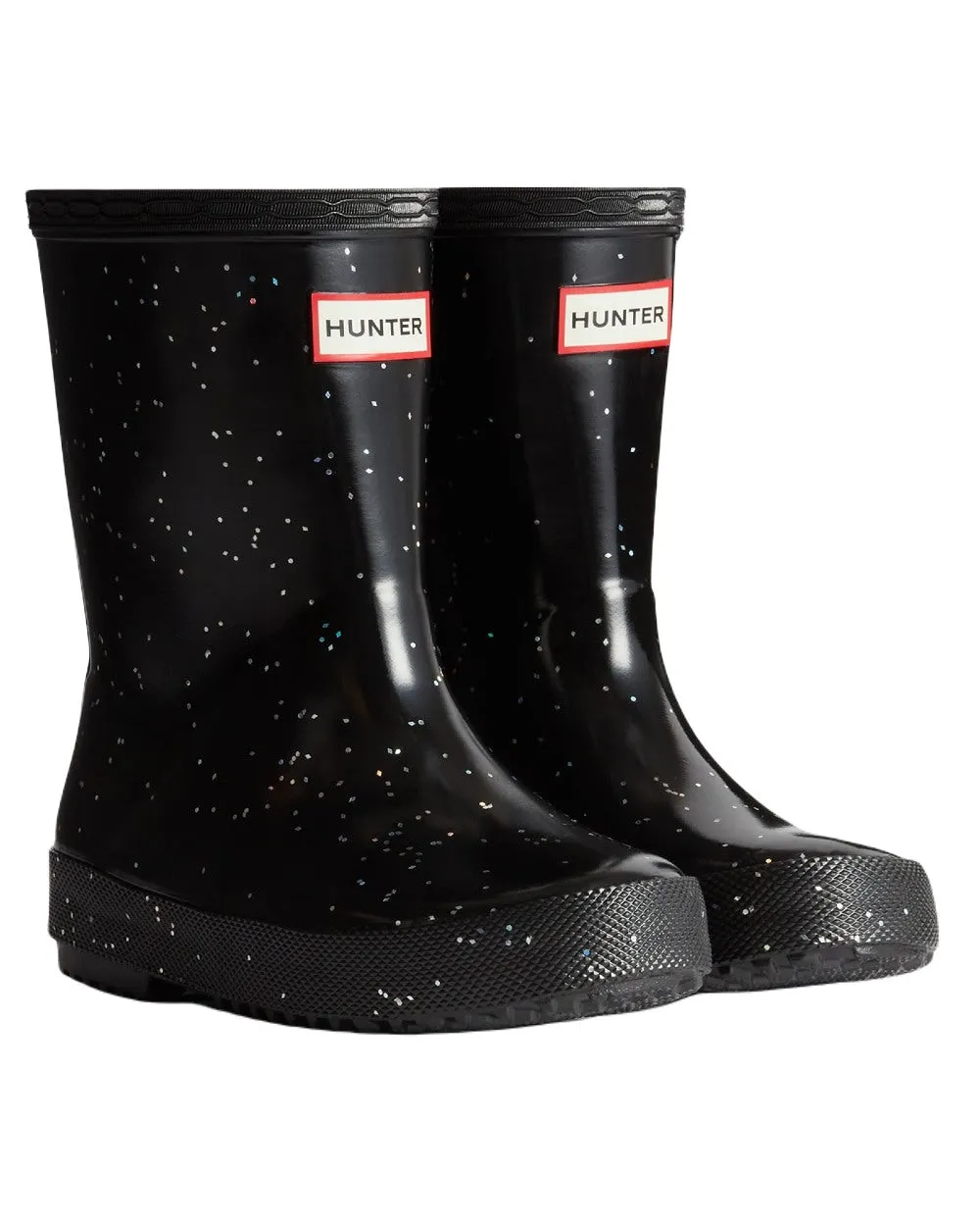 Hunter Gummistiefel Hunter Kids First Original Riesige Glitzer Gummistiefel