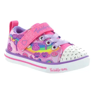 Skechers Kindertwinkle Toes - Sparkle Lite Regenbogenhimmel