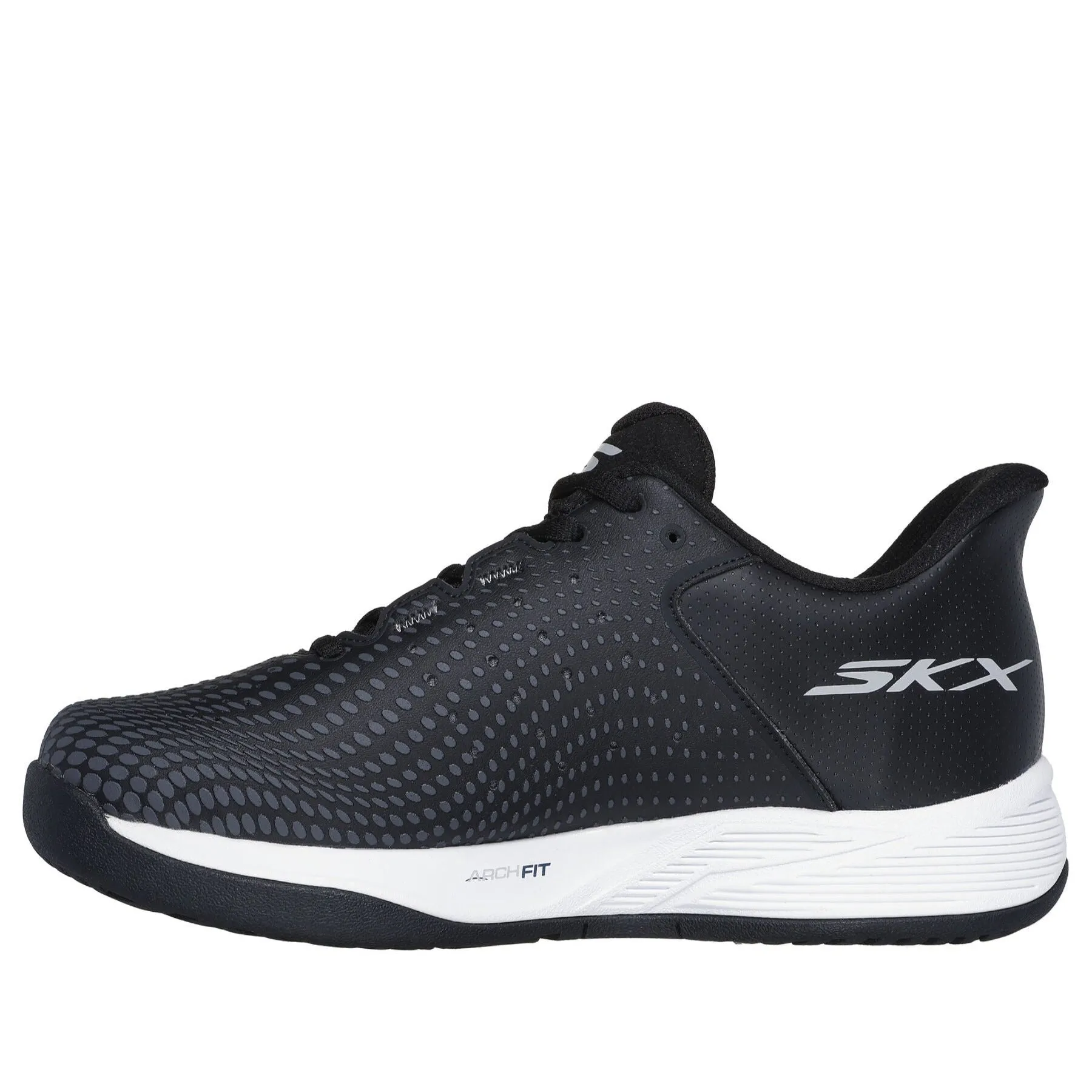 Skechers Schuhe Herren Skechers Slip-ins Relaxed Fit: Viper Court Reload Schwarz/Weiß