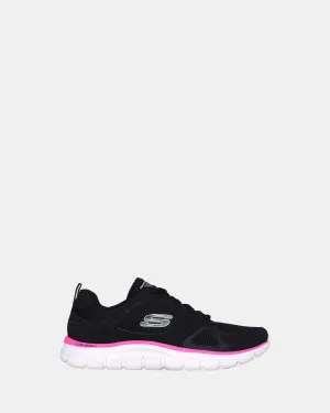 Skechers Schuhe Track Schwarz/Rosa
