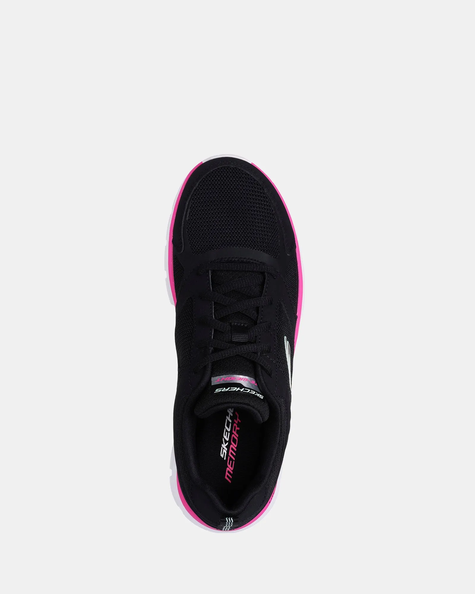 Skechers Schuhe Track Schwarz/Rosa