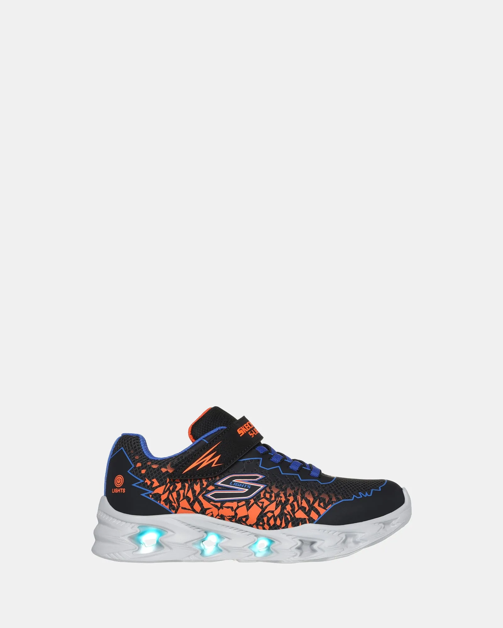Skechers Schuhe Vortex 2.0 Jugend Schwarz/Blau/Orange