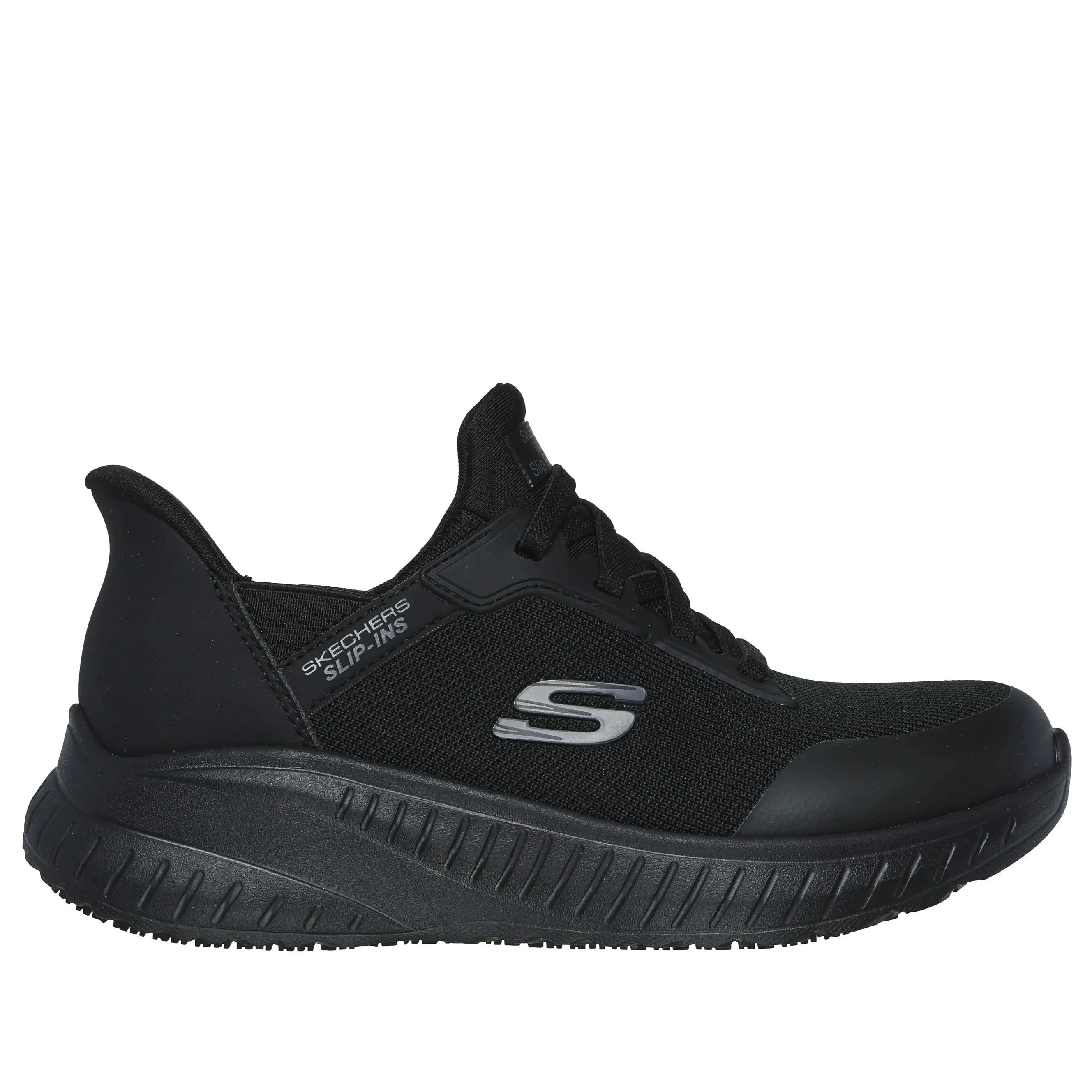 Skechers Schuhe Damen Skechers Slip-Ins Arbeit: Squad Chaos SR - Adelo Schwarz