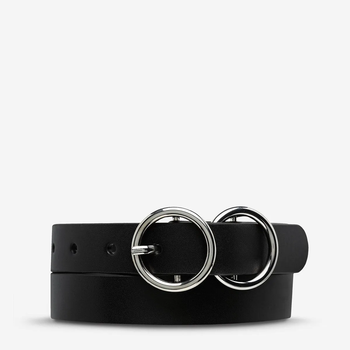 Status-Angst Verlegte Schlanke Schwarze Silber Schuhe_Status-Anxiety