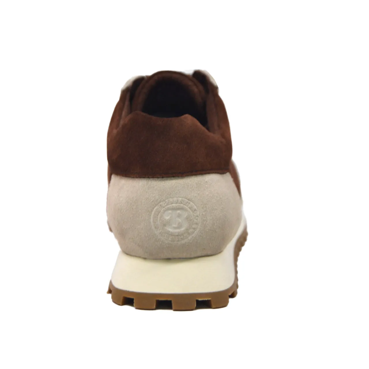 Surrey Brown & Bone Wildleder Sneakers - Stilvolles und bequemes Schuhwerk