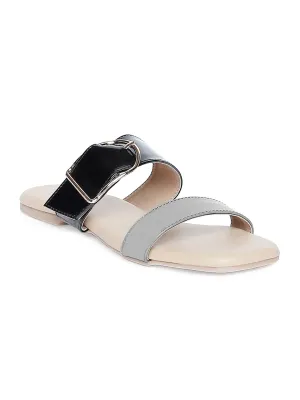 Tao Paris Ivy 10015-02 Graue Einfarbige Flats