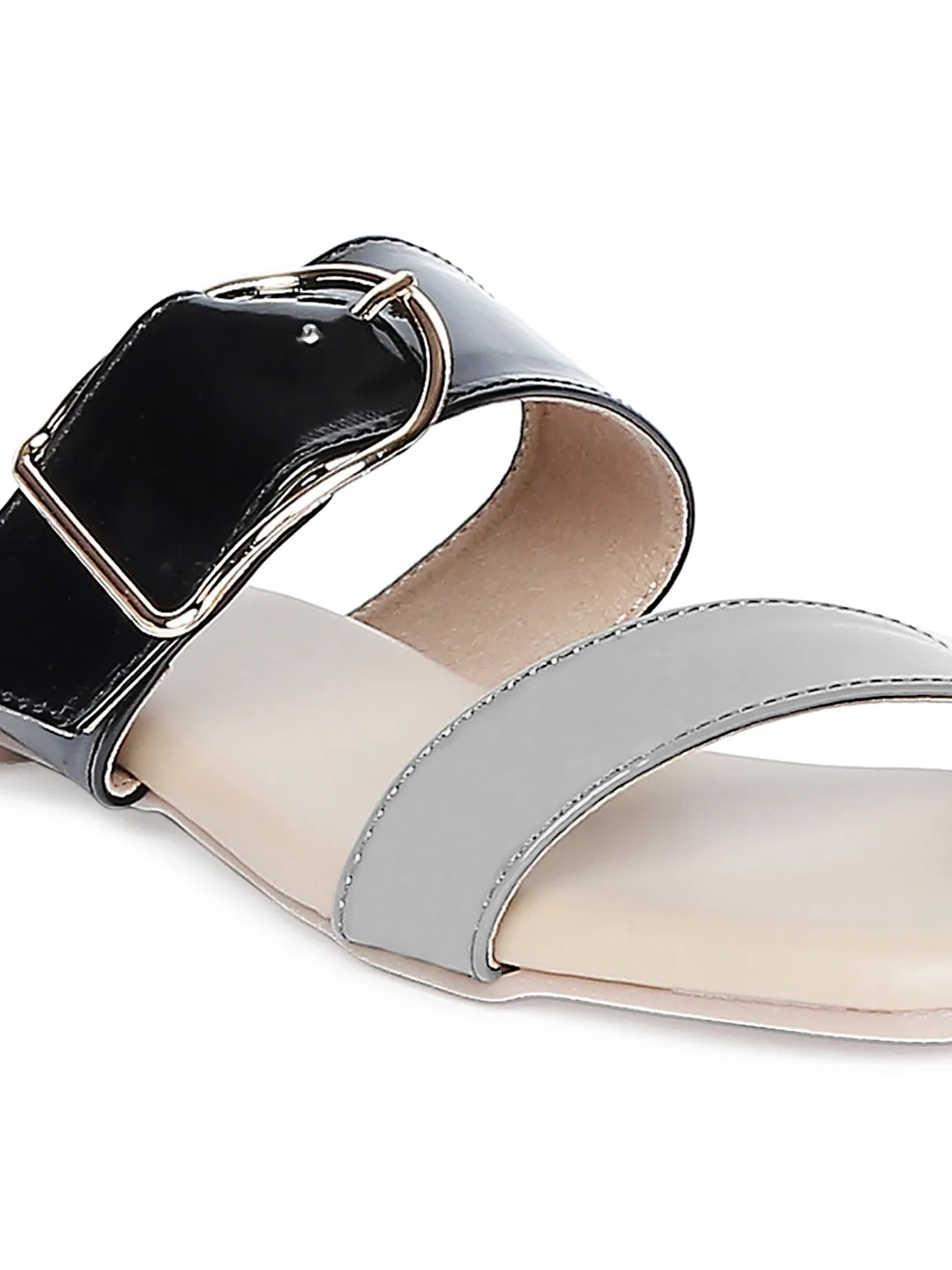 Tao Paris Ivy 10015-02 Graue Einfarbige Flats