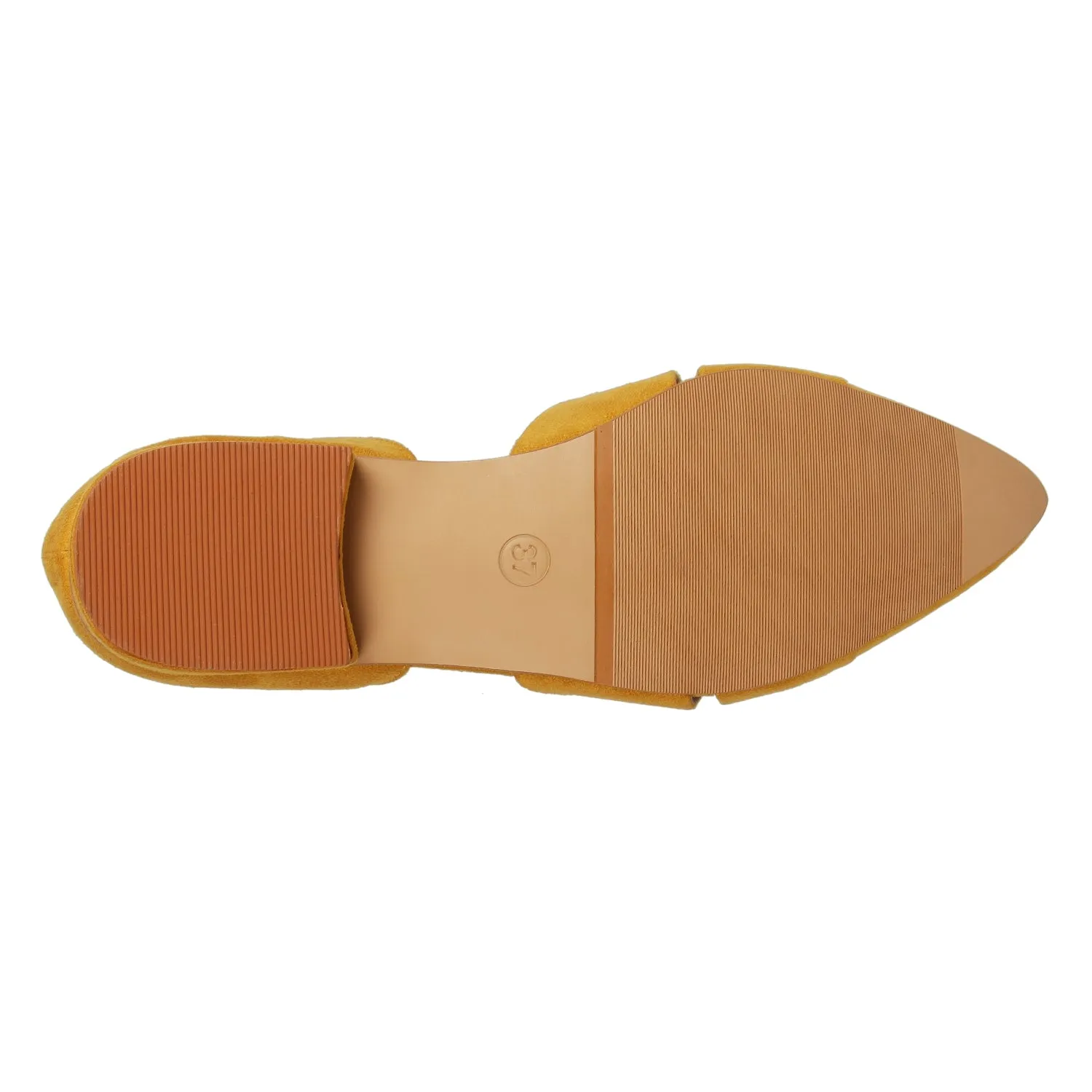 Tao Paris Lia 10023-02 Gelbe Solide Ballettschuhe