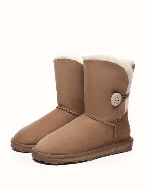 UGG EVERAU® Kurze Knopf-UGG-Schuhe