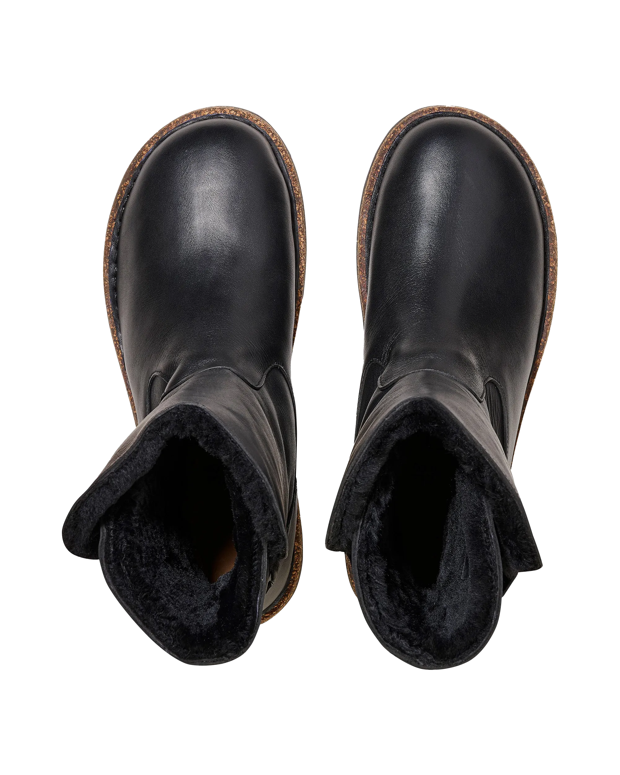 Uppsala Naturleder Stiefel in Schwarz