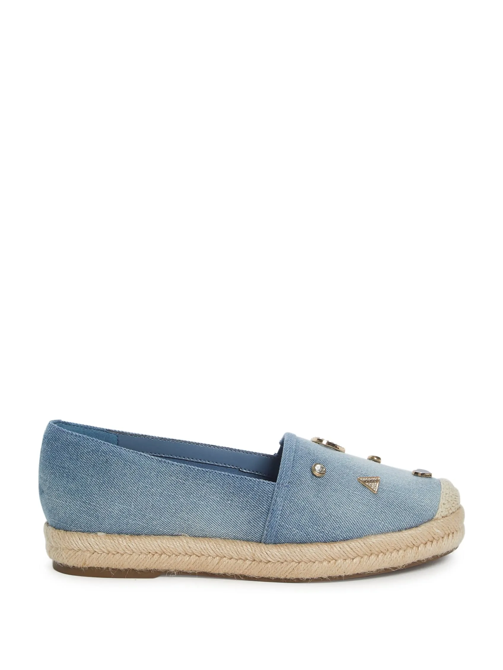 Ultimativer Denim-Charm Espadrille Flats von Hey Dude