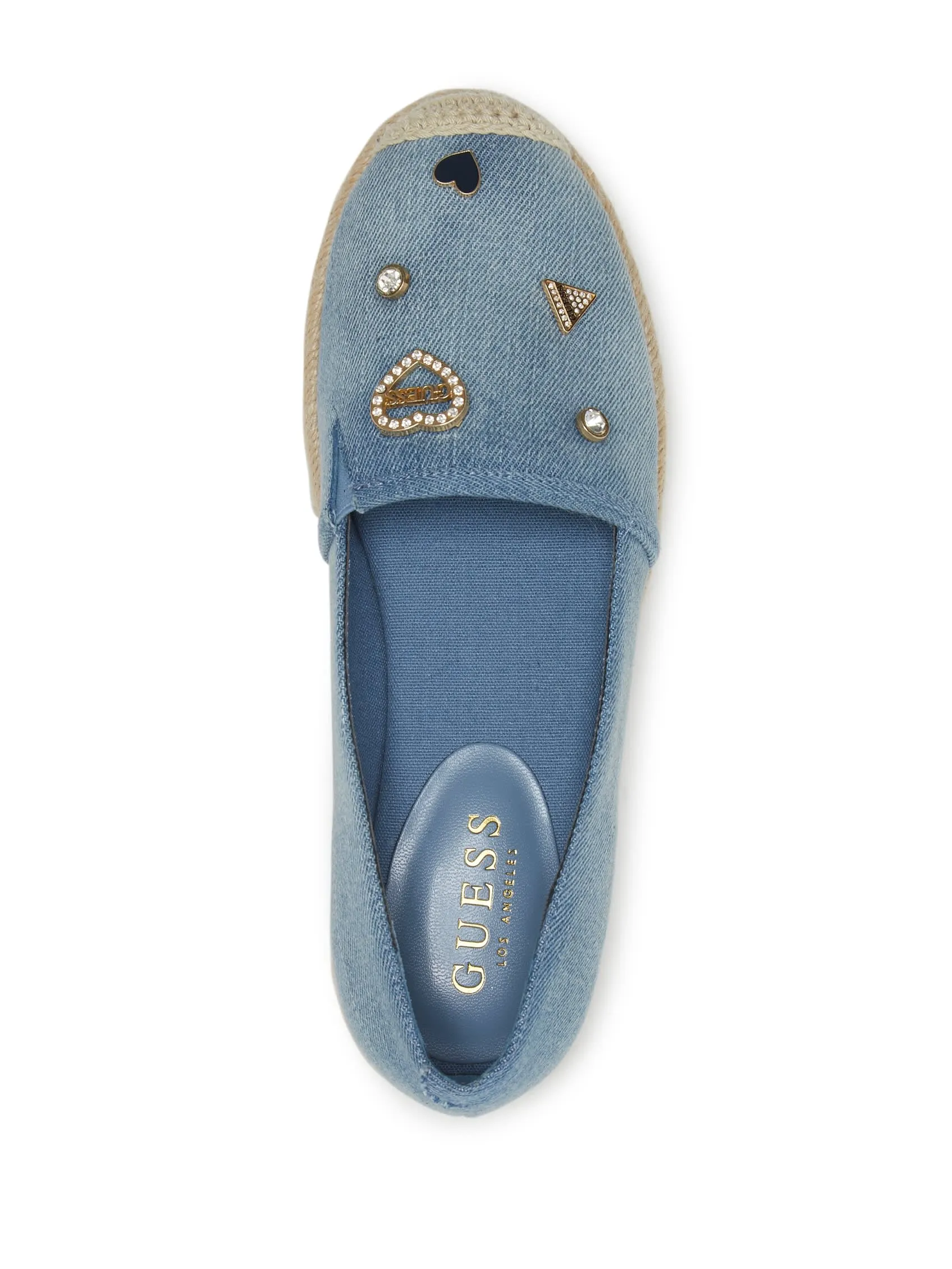 Ultimativer Denim-Charm Espadrille Flats von Hey Dude
