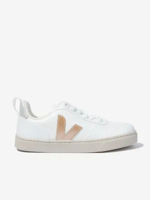 Veja Kids V-10 Schnürschuhe in Weiß