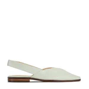 Vine Flaches Leder Slingback