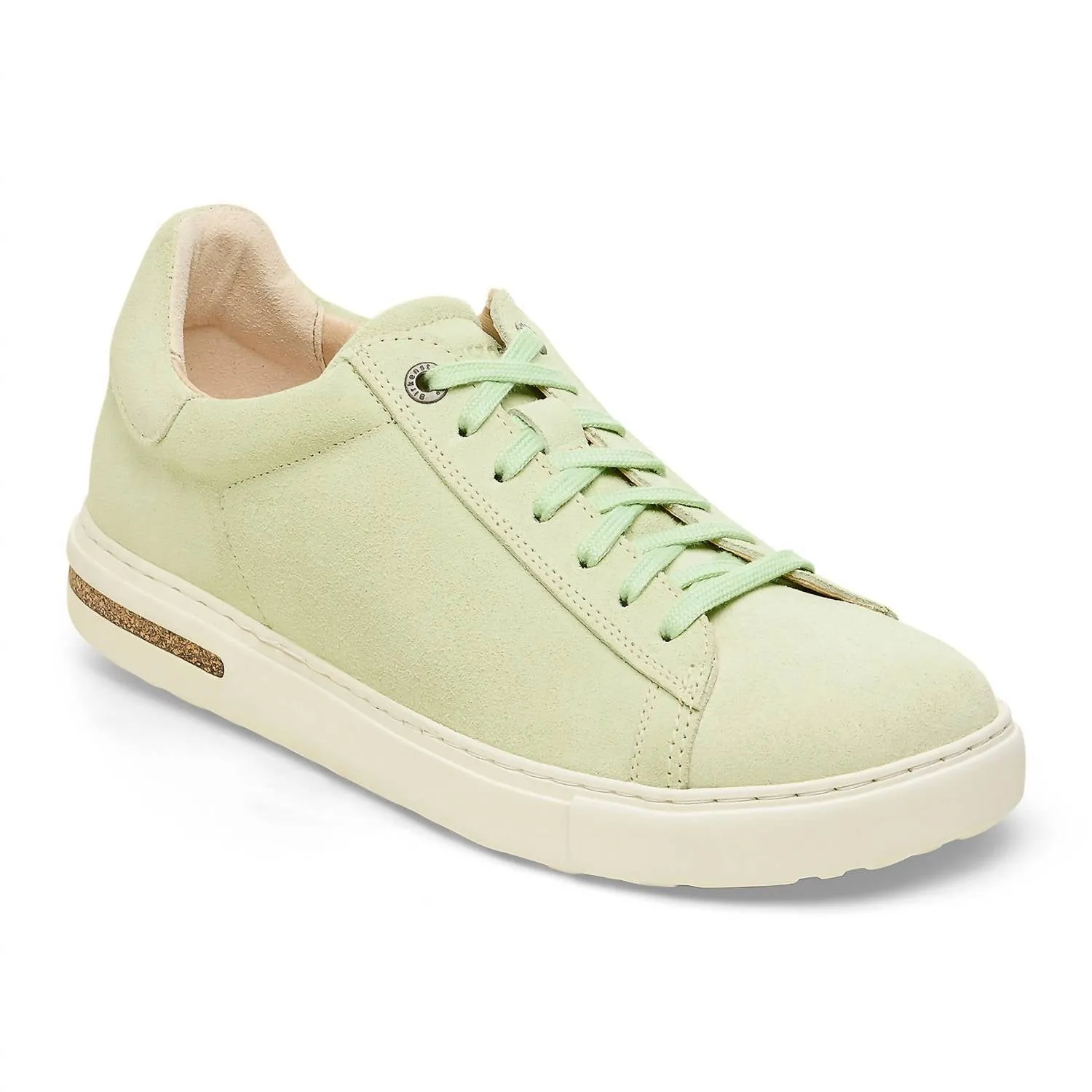 Damen Bend Low Canvas Sneaker in Verblasstem Limettengrün