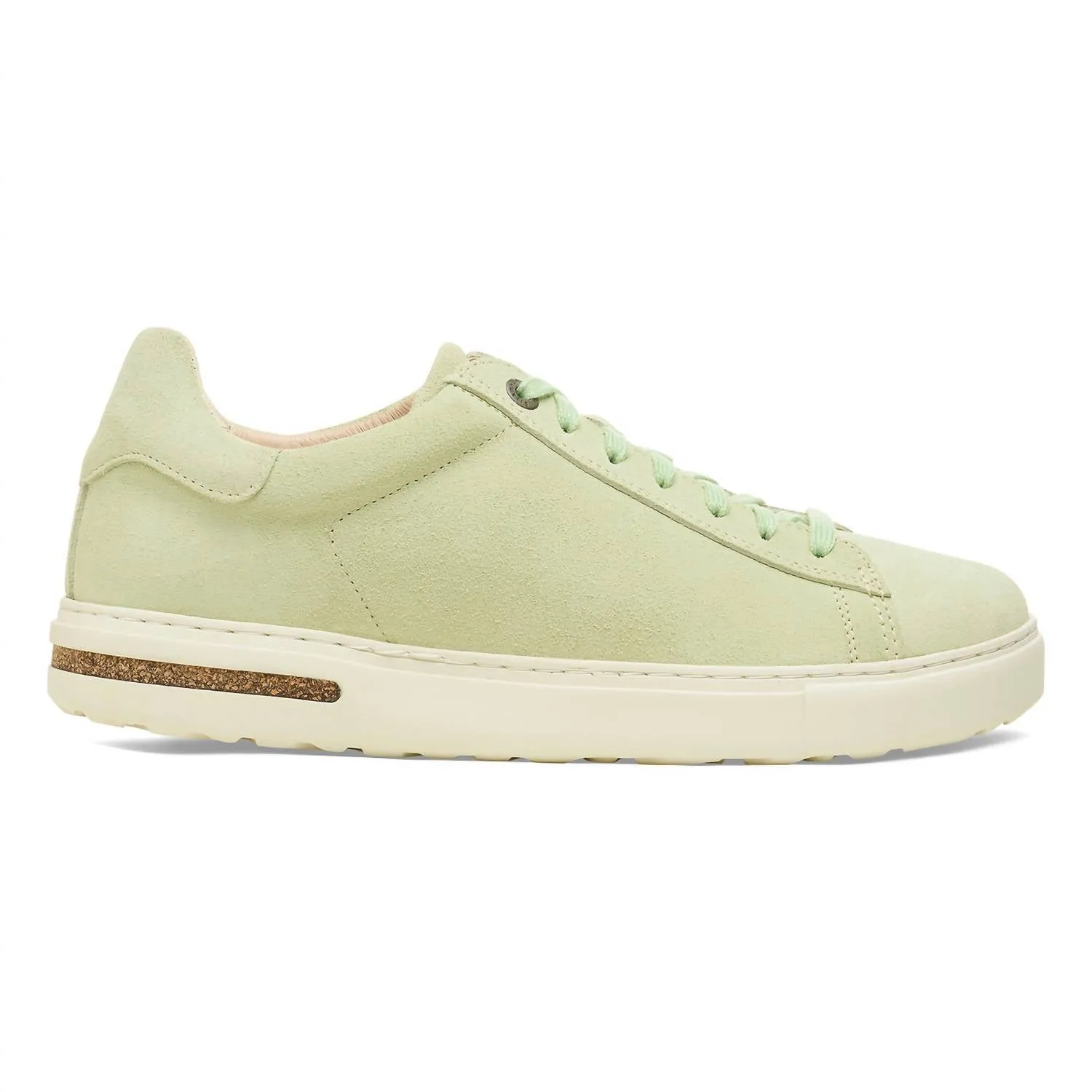 Damen Bend Low Canvas Sneaker in Verblasstem Limettengrün