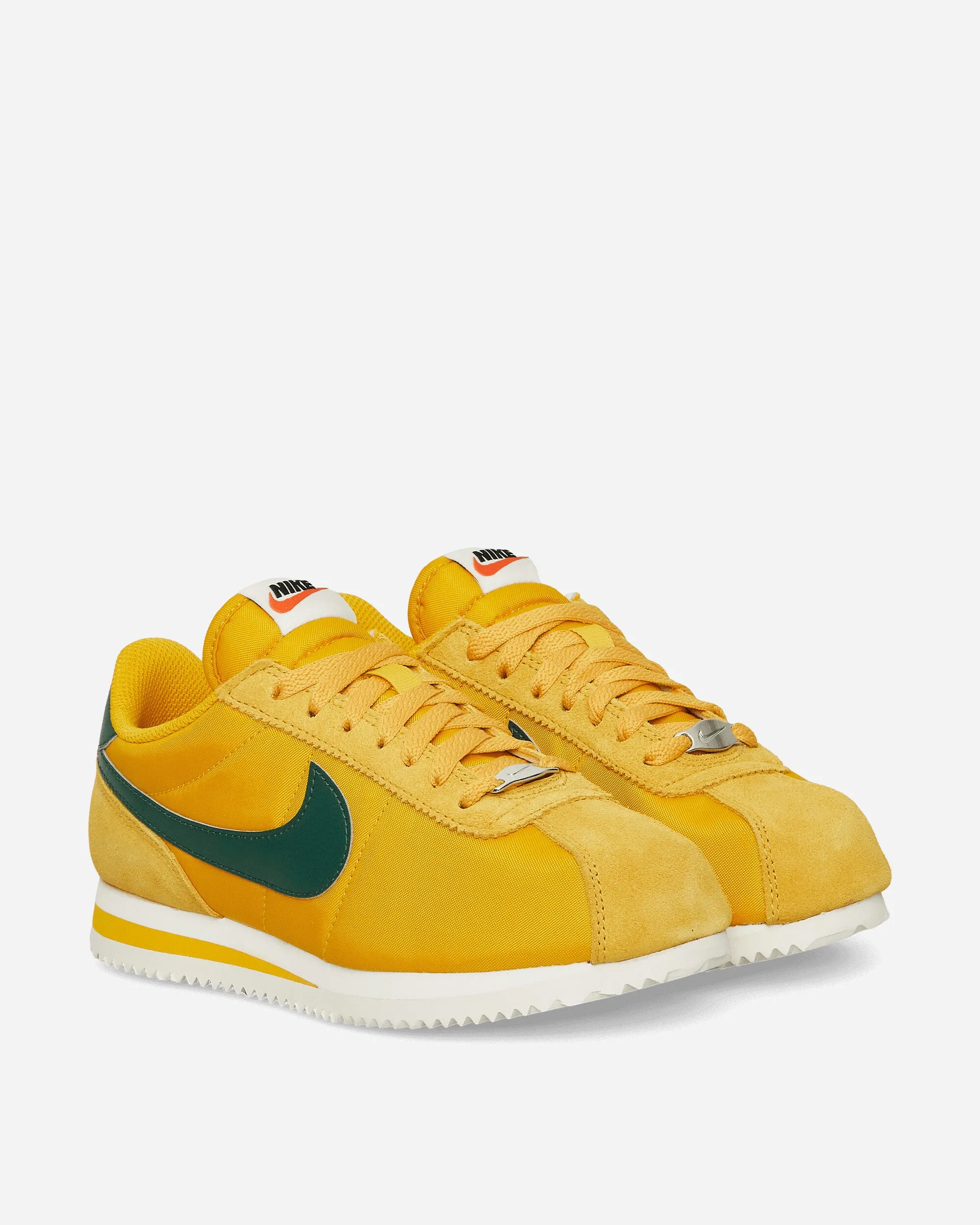 Cortez Textile Sneakers für Damen in Gelbocker / Gorge Grün