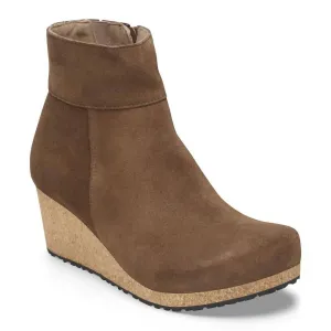 Damen Ebba Wildleder Stiefel in Dunkeltee