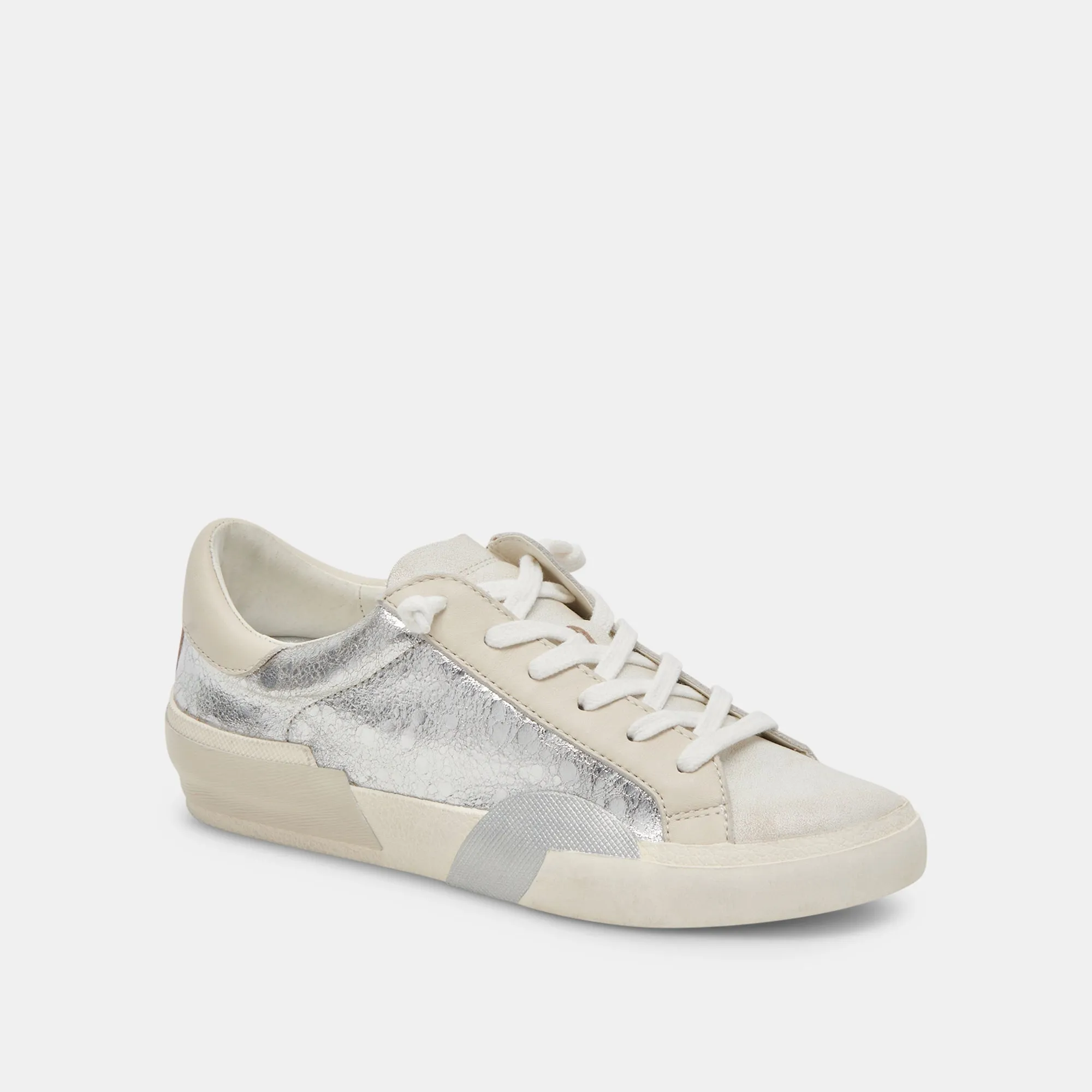 ZINA SNEAKERS CHROME LEDER MIT VINTAGE-OPTIK