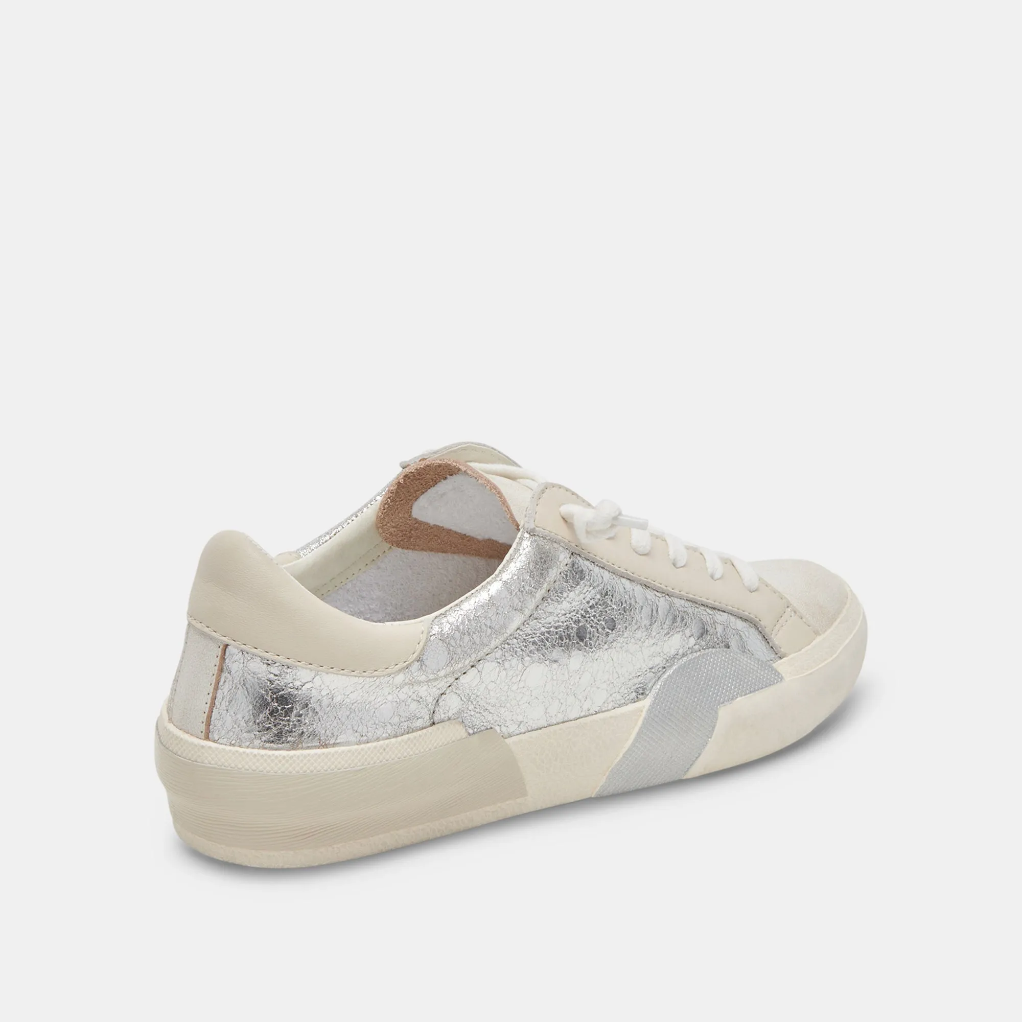 ZINA SNEAKERS CHROME LEDER MIT VINTAGE-OPTIK